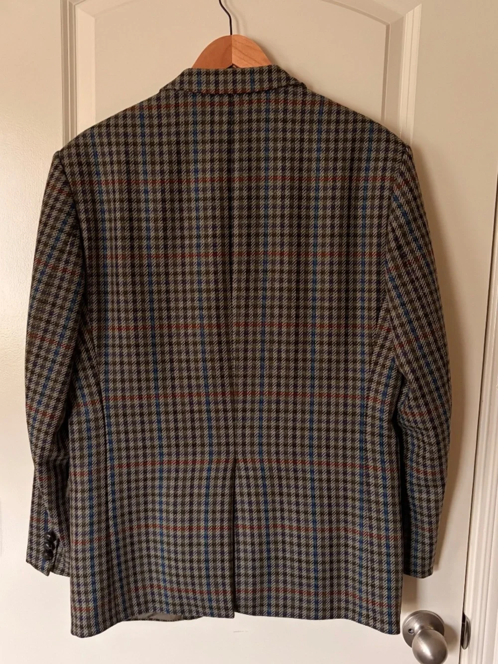 Atelier Torino Blazer 42R Wool Sport Coat Scottish Tweed Plaid Arthur Bell 2 Btn